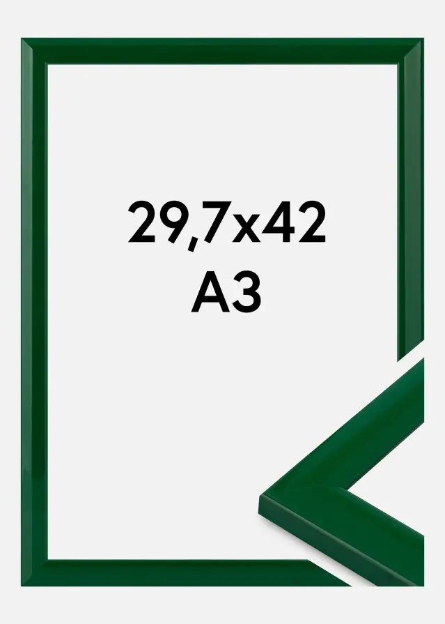Jämtlands Ramfabrik Rahmen Dorset Acrylglas Grün 29,7x42 cm (A3)
