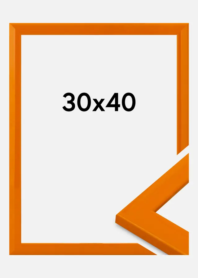 Jämtlands Ramfabrik Rahmen Dorset Acrylglas Orange 30x40 cm