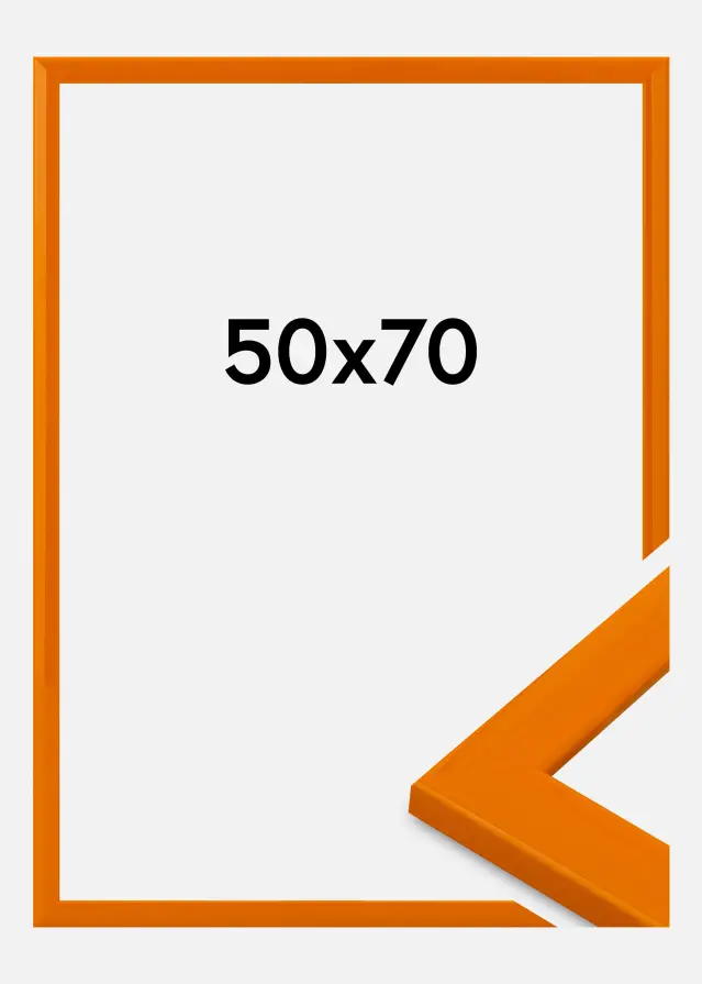 Jämtlands Ramfabrik Rahmen Dorset Acrylglas Orange 50x70 cm