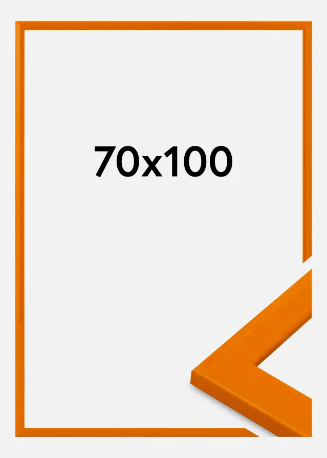 Jämtlands Ramfabrik Rahmen Dorset Acrylglas Orange 70x100 cm