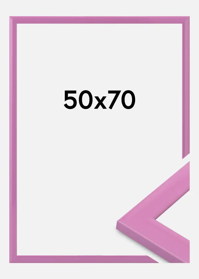 Jämtlands Ramfabrik Rahmen Dorset Acrylglas Rosa 50x70 cm