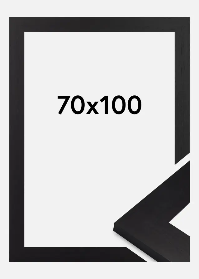 Jämtlands Ramfabrik Rahmen Dover Acrylglas Schwarz 70x100 cm