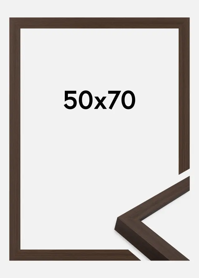 Jämtlands Ramfabrik Rahmen Wells Acrylglas Braun 50x70 cm