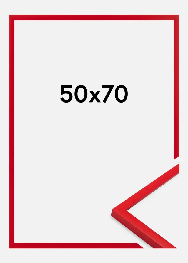 Jämtlands Ramfabrik Rahmen Kent Acrylglas Rot 50x70 cm