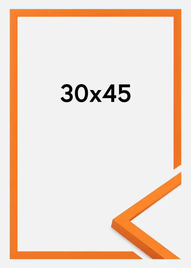 Jämtlands Ramfabrik Rahmen Kent Acrylglas Orange 30x45 cm