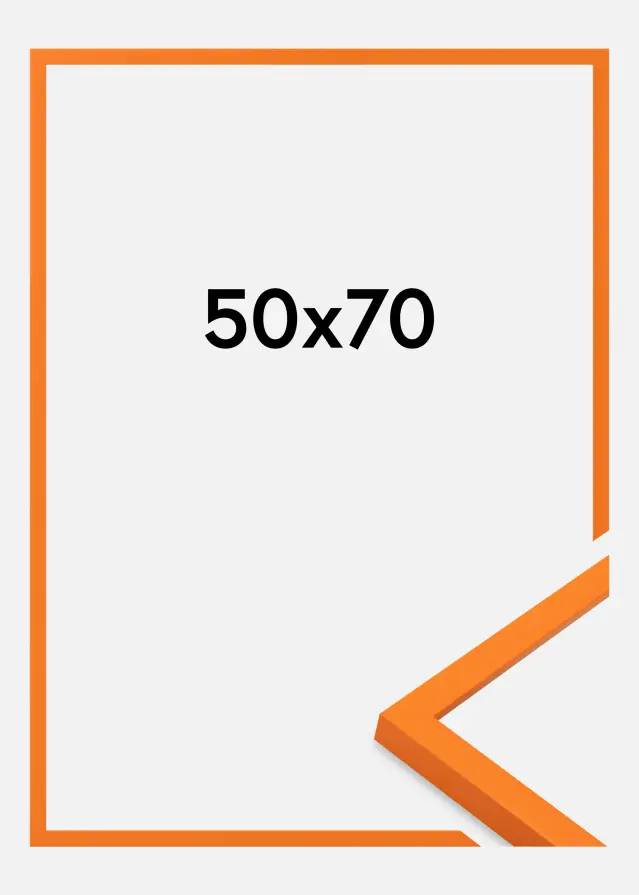 Jämtlands Ramfabrik Rahmen Kent Acrylglas Orange 50x70 cm