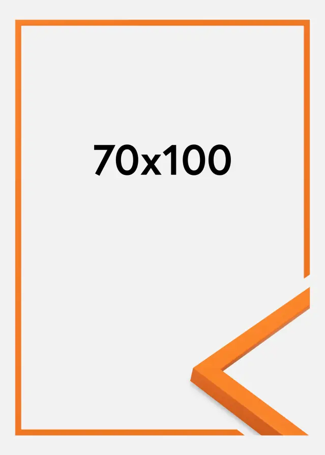 Jämtlands Ramfabrik Rahmen Kent Acrylglas Orange 70x100 cm