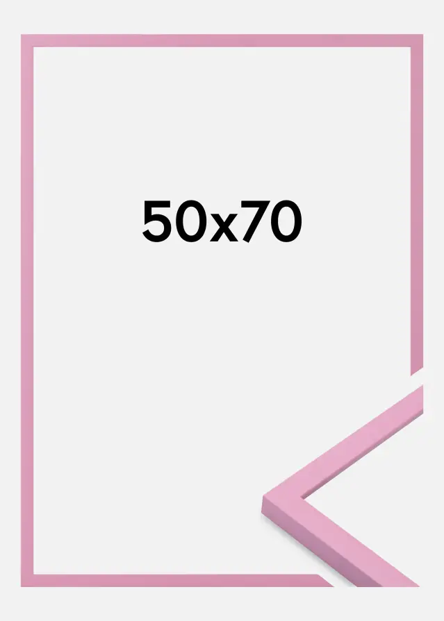 Jämtlands Ramfabrik Rahmen Kent Acrylglas Rosa 50x70 cm