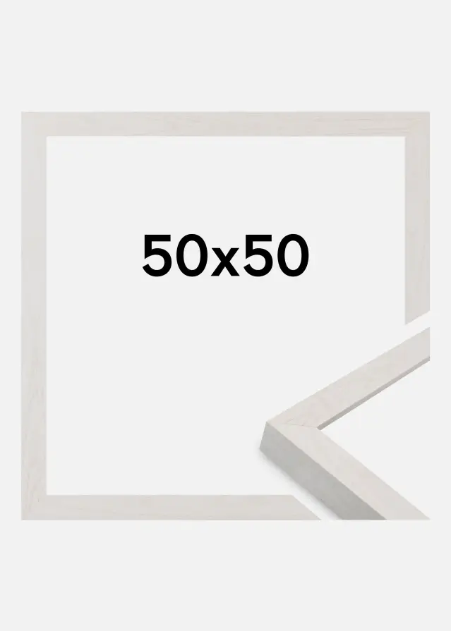 Jämtlands Ramfabrik Rahmen Wells Acrylglas Weiß 50x50 cm