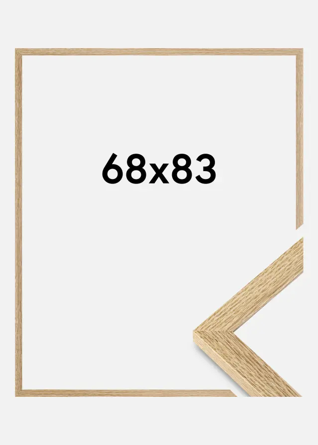 Jämtlands Ramfabrik Rahmen Selection Acrylglas Eiche 68x83 cm