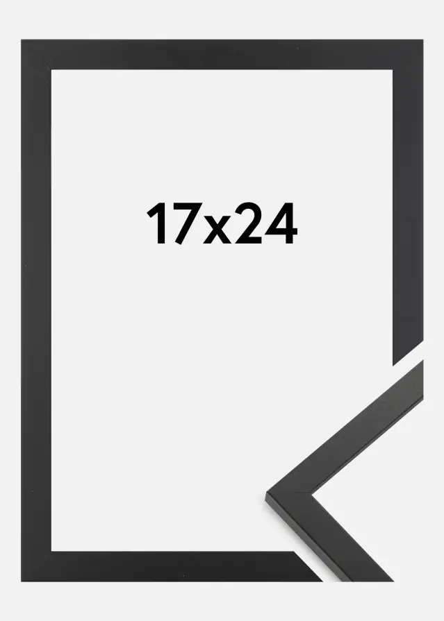 Jämtlands Ramfabrik Rahmen Trendy Acrylglas Schwarz 17x24 cm