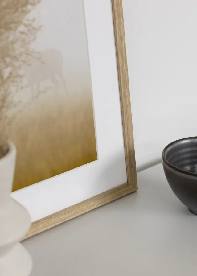 Jämtlands Ramfabrik Rahmen Vemdalen Acrylglas Eiche 40x66 cm