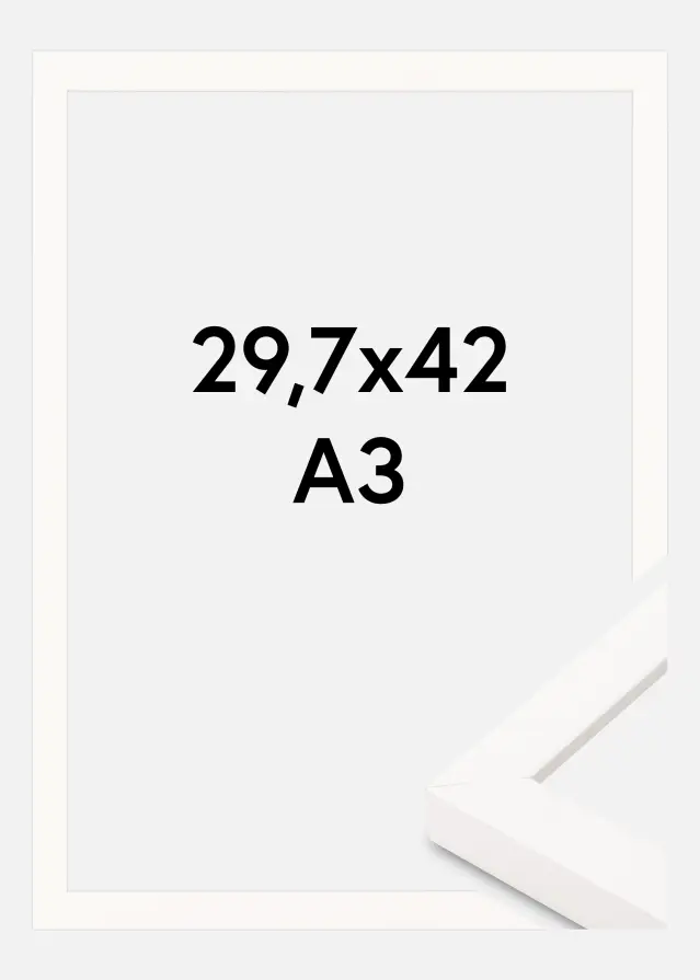 Innova Bilderrahmen Weiss Breit 29,7 x 42 cm (A3)