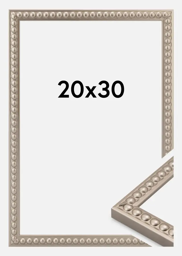 Jämtlands Ramfabrik Rahmen Perla Acrylglas Champagner 20x30 cm