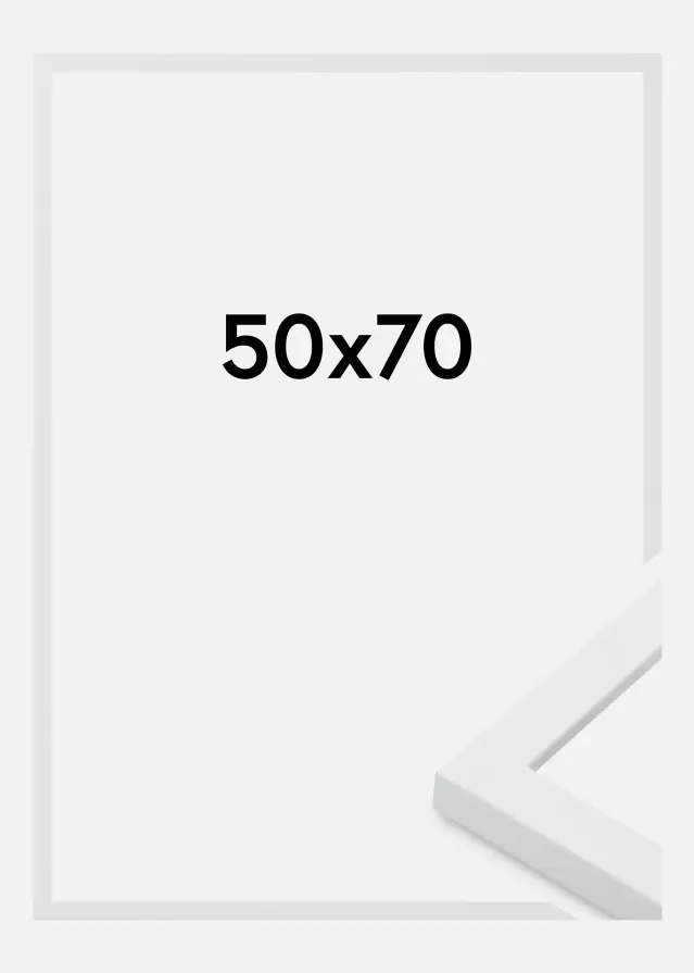 Jämtlands Ramfabrik Rahmen Oban Acrylglas Weiß 50x70 cm