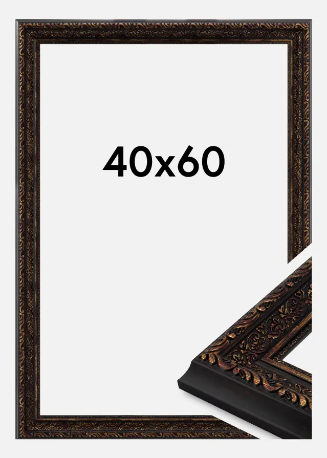 Jämtlands Ramfabrik Rahmen Imperial Acrylglas Gold 40x60 cm