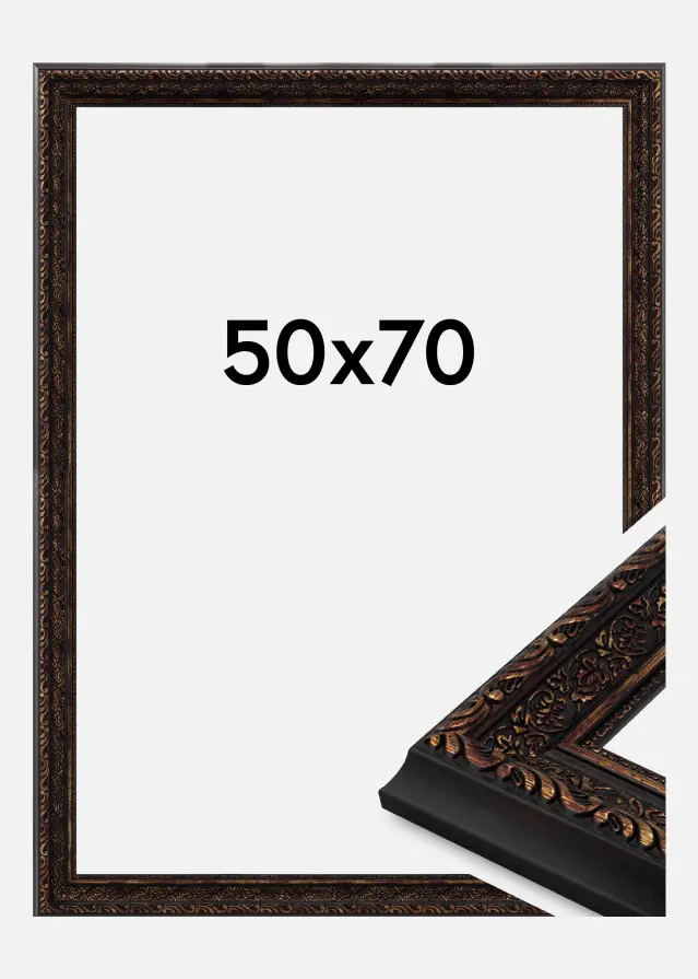 Jämtlands Ramfabrik Rahmen Imperial Acrylglas Gold 50x70 cm