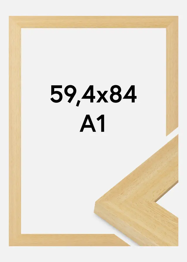 Jämtlands Ramfabrik Rahmen Pembrokeshire Acrylglas Eiche 59,4x84,1 cm (A1)
