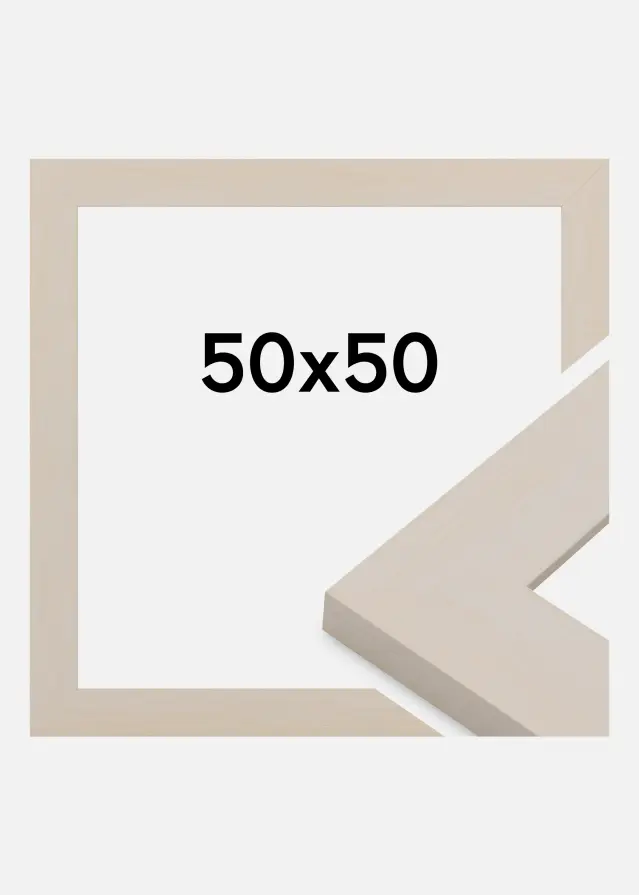 Jämtlands Ramfabrik Rahmen Pembrokeshire Acrylglas Weiß 50x50 cm