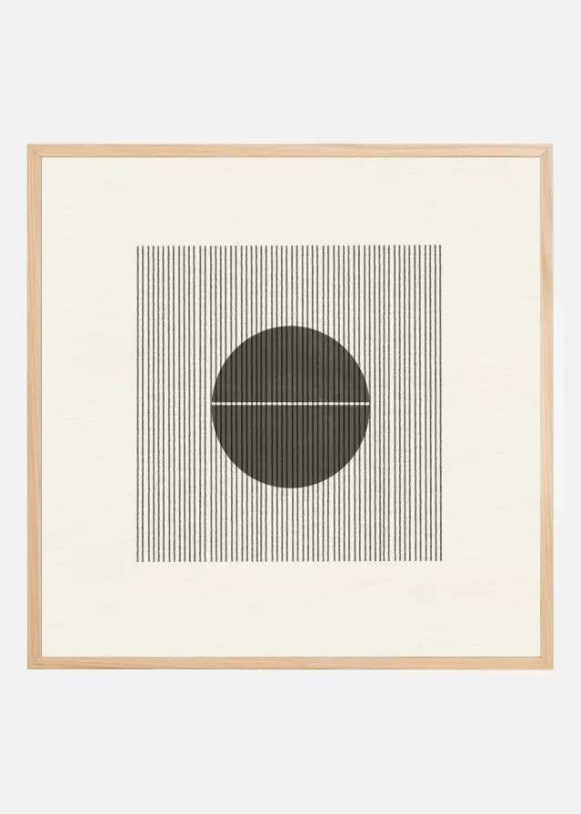 Bildverkstad Line and Circle Harmony Poster