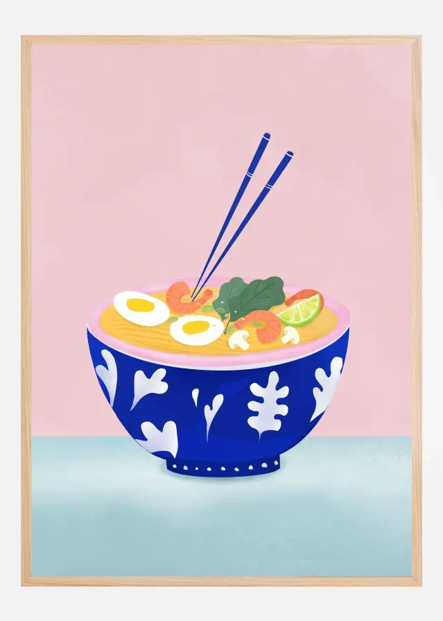 Bildverkstad Ramen Bowl Poster