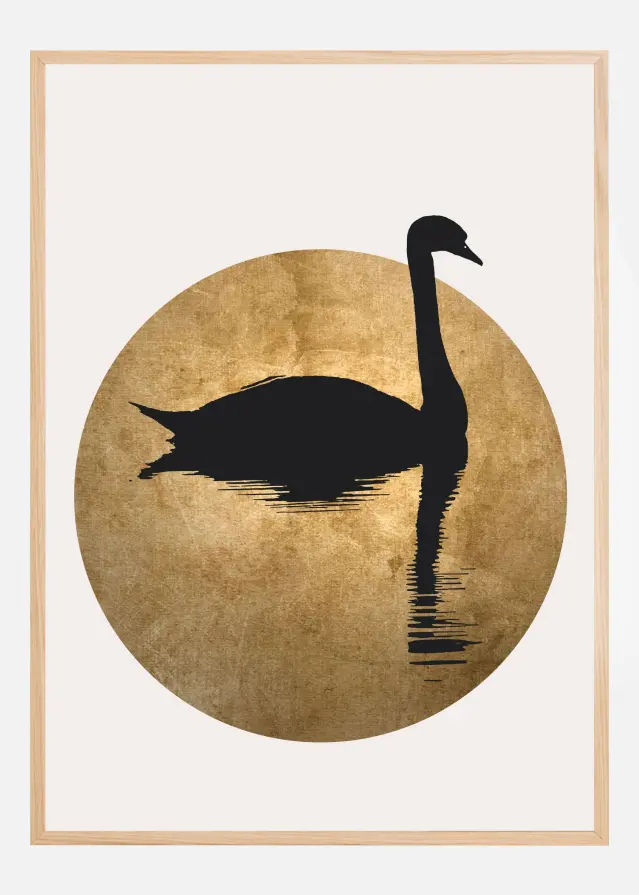 Bildverkstad The Swan Gold Poster