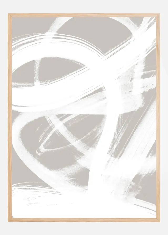 Bildverkstad Abstract Brush Strokes Poster