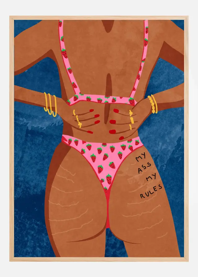 Bildverkstad My ass my rules Poster