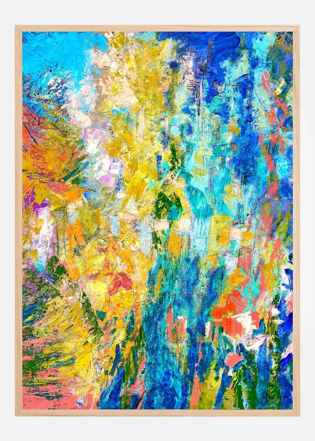 Bildverkstad Vibrant Chaos Poster