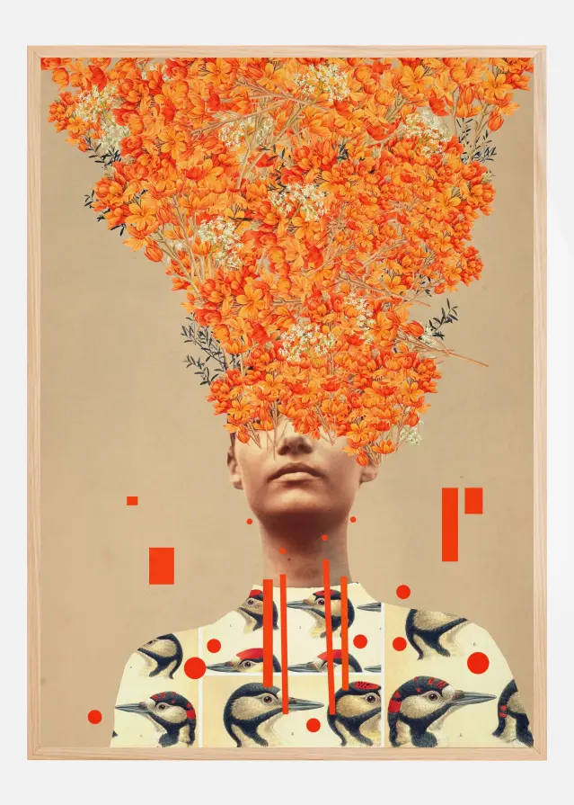 Bildverkstad Bird Flight In Autumn Poster