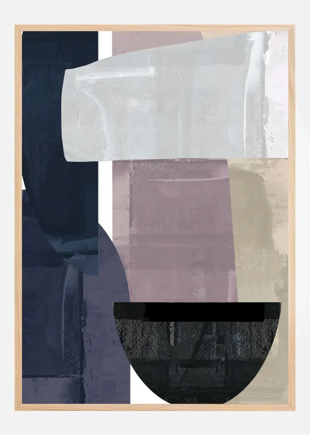 Bildverkstad Navy Shapes No2 Poster