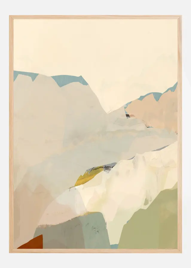 Bildverkstad Peachy Mountain Range II Poster