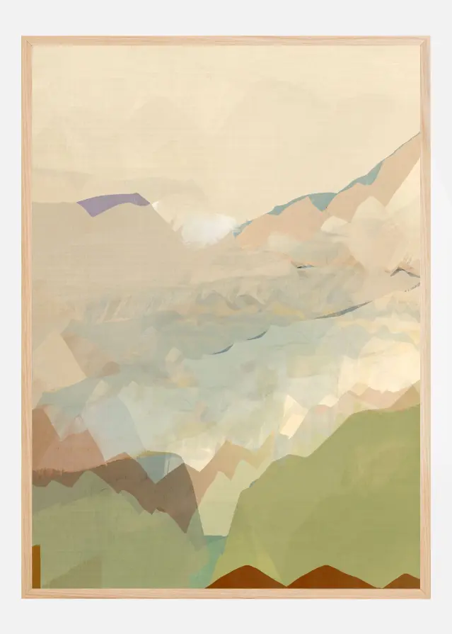 Bildverkstad Peachy Mountain Range III Poster
