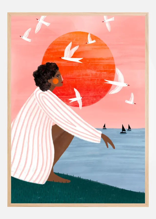 Bildverkstad Sunset On My Own Poster