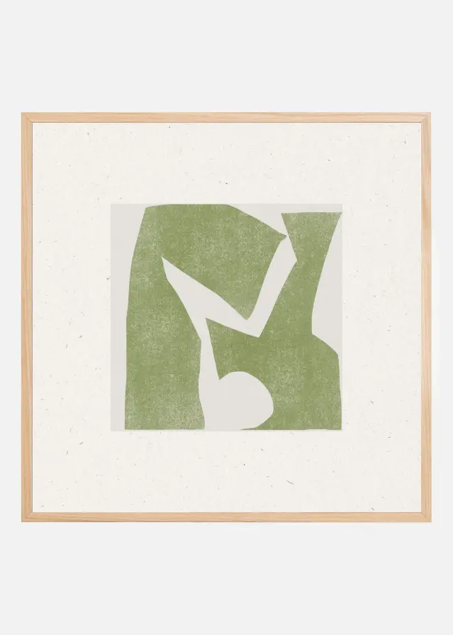 Bildverkstad Green Geometric Harmony Poster