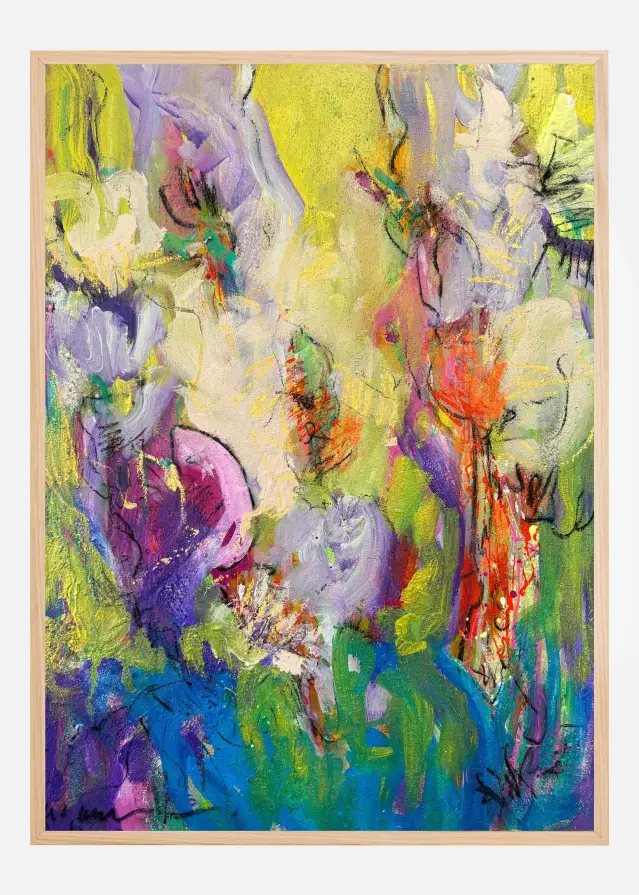 Bildverkstad Abstract Blossom Dance Poster