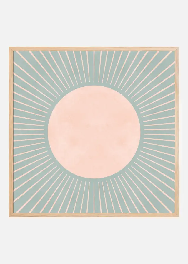 Bildverkstad Soft Beige Circle Poster