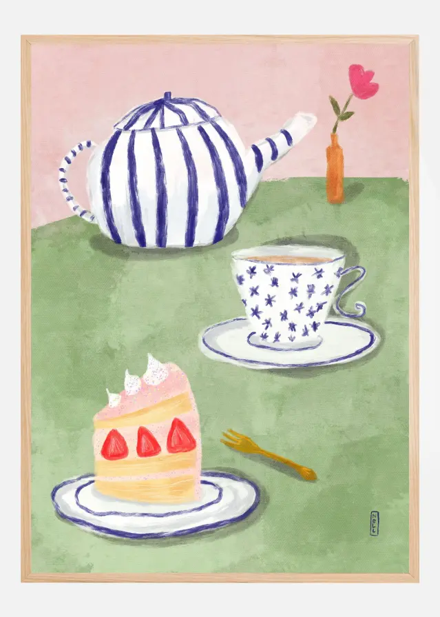 Bildverkstad Cake on a Monday Poster
