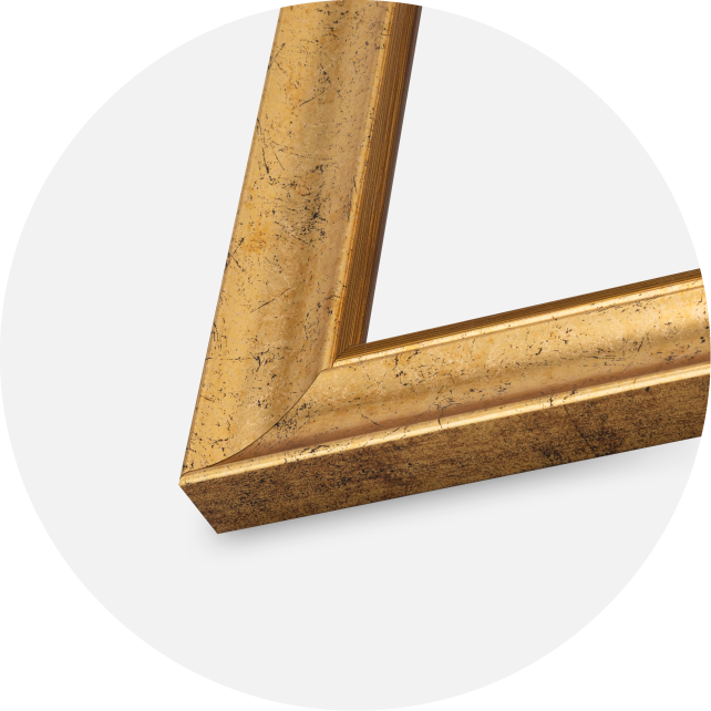 Jämtlands Ramfabrik Rahmen Conca Acrylglas Gold 59,4x84 cm (A1)