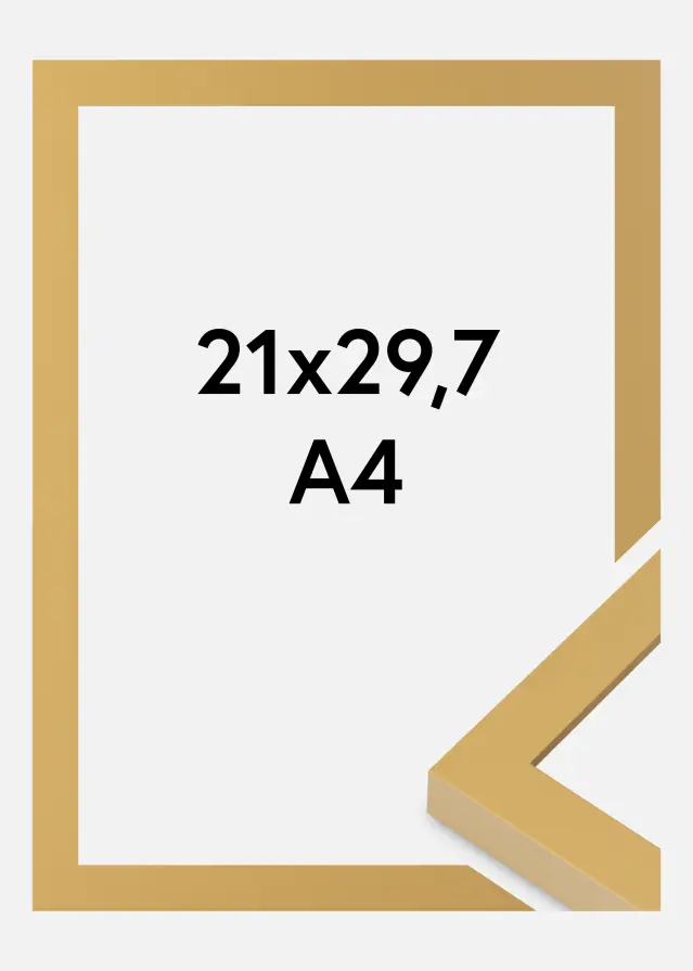 Jämtlands Ramfabrik Rahmen Selection Acrylglas Corn Yellow 21x29.7 cm (A4)