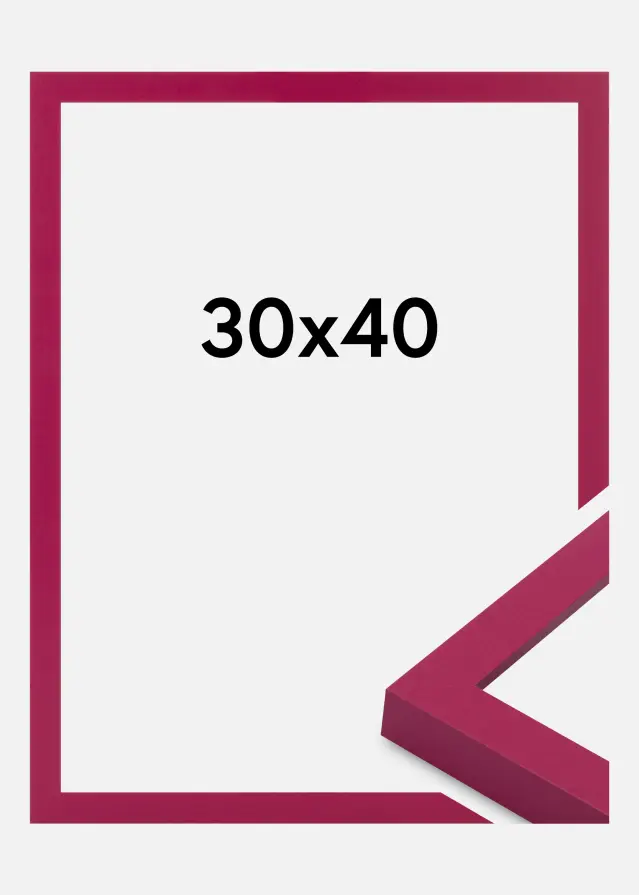 Jämtlands Ramfabrik Rahmen Selection Acrylglas Hot Pink 30x40 cm