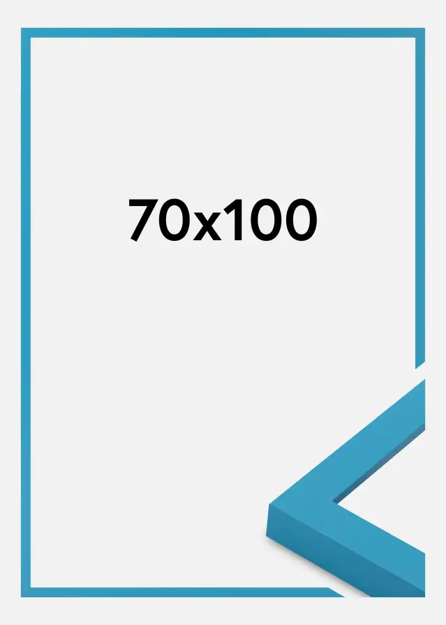 Jämtlands Ramfabrik Rahmen Selection Acrylglas Light Blue 70x100 cm