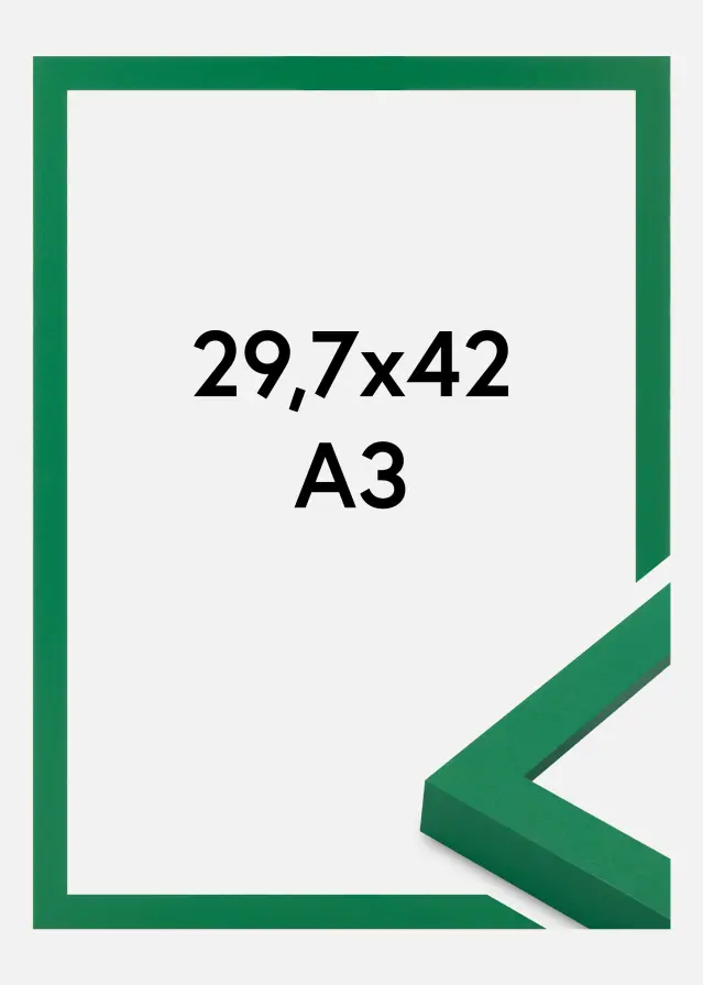 Jämtlands Ramfabrik Rahmen Selection Acrylglas Light Green 29.7x42 cm (A3)