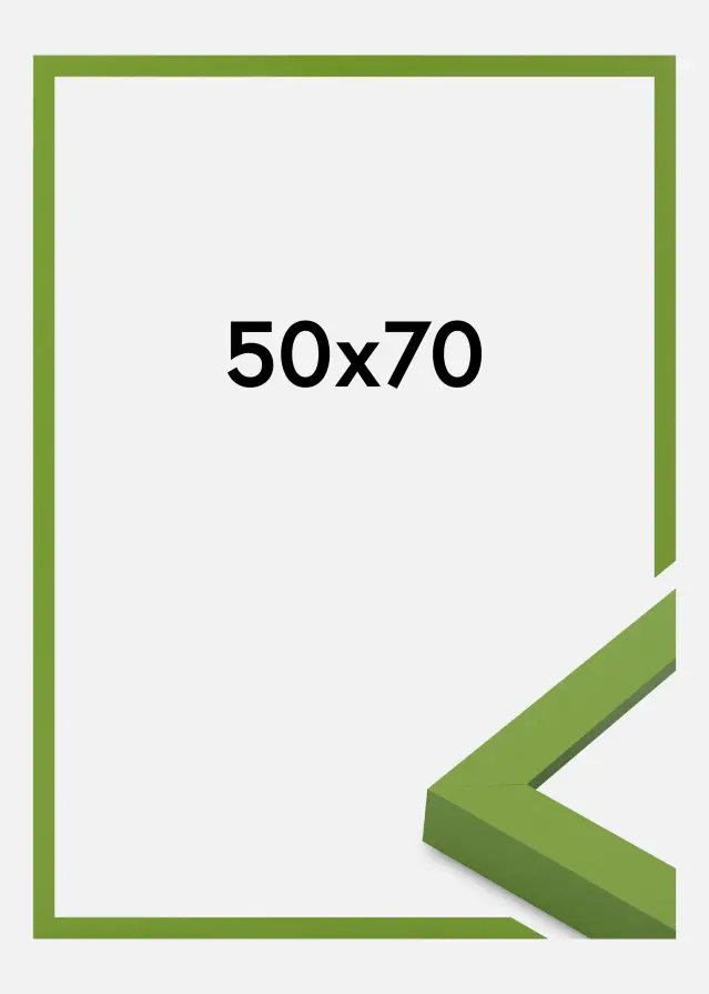 Jämtlands Ramfabrik Rahmen Selection Acrylglas Lime Green 50x70 cm