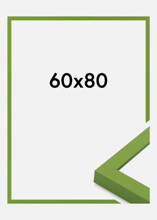 Jämtlands Ramfabrik Rahmen Selection Acrylglas Lime Green 60x80 cm