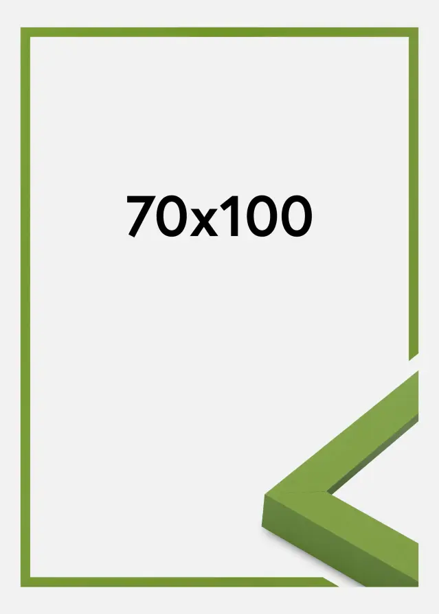 Jämtlands Ramfabrik Rahmen Selection Acrylglas Lime Green 70x100 cm