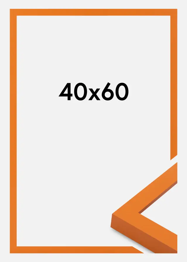 Jämtlands Ramfabrik Rahmen Selection Acrylglas Orange 40x60 cm