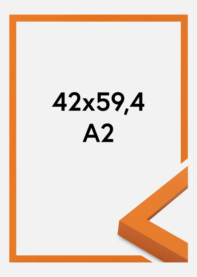 Jämtlands Ramfabrik Rahmen Selection Acrylglas Orange 42x59.4 cm (A2)