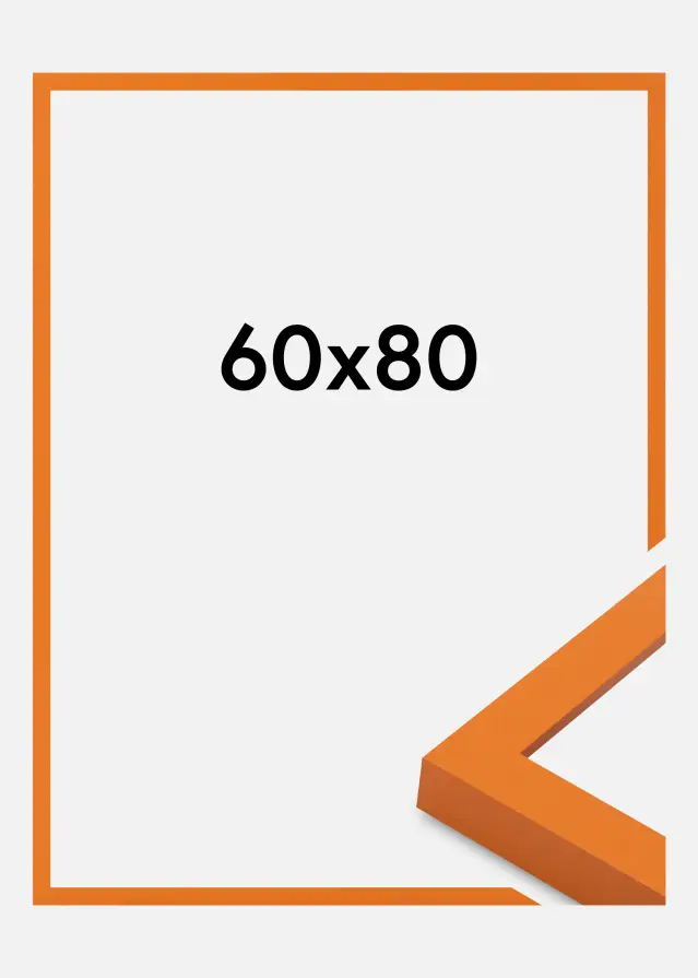 Jämtlands Ramfabrik Rahmen Selection Acrylglas Orange 60x80 cm