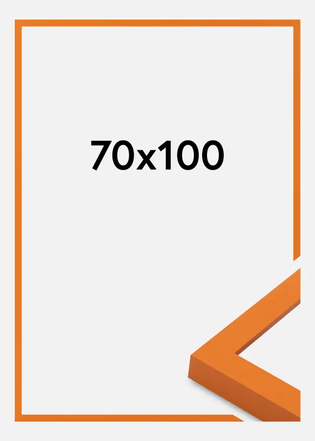 Jämtlands Ramfabrik Rahmen Selection Acrylglas Orange 70x100 cm